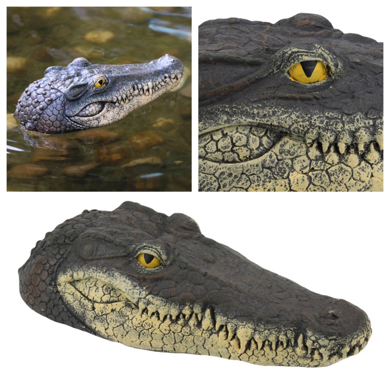 resin alligator statue